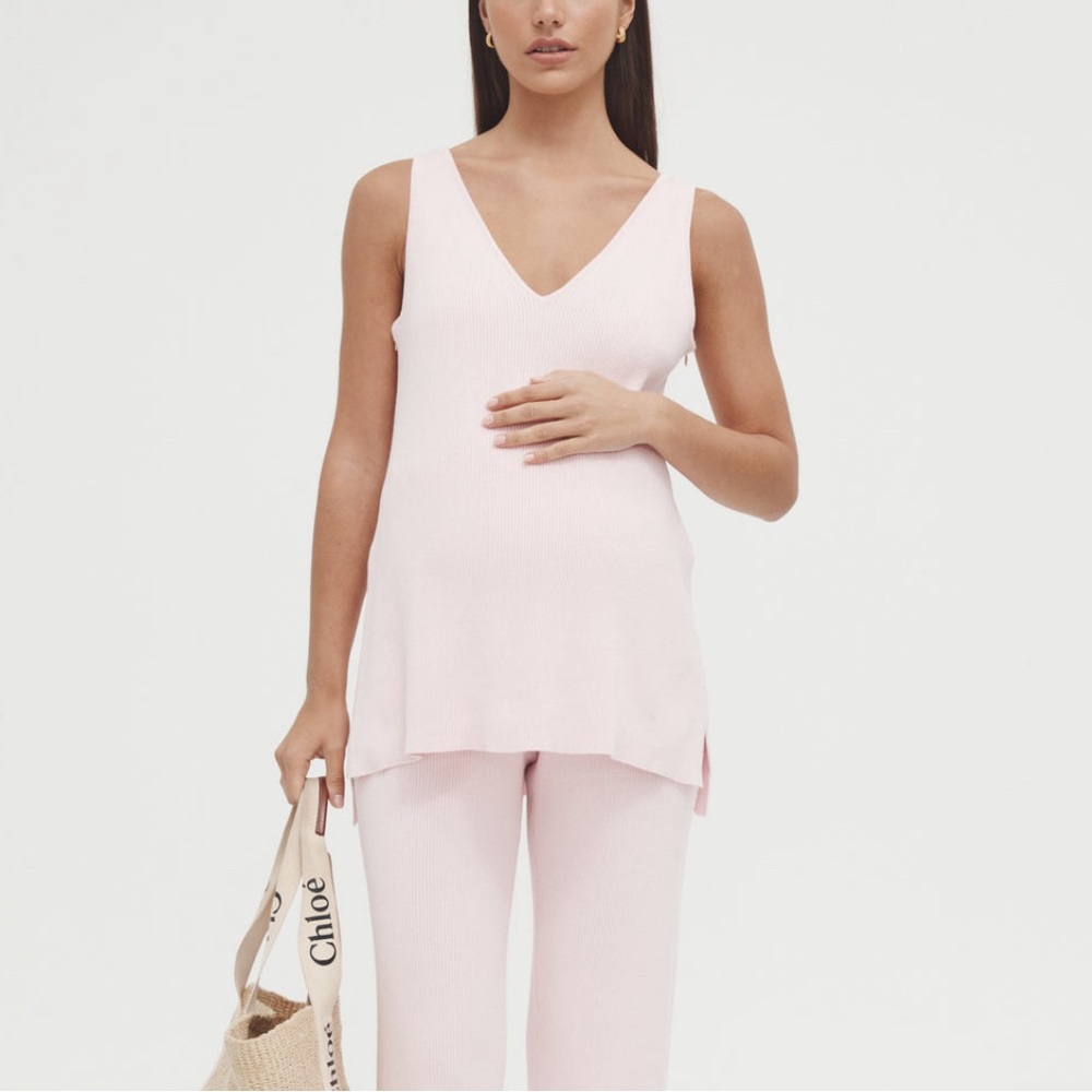 COPY - Legoe Heritage Knit Tank in Rose